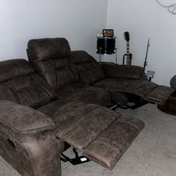 Brown Recliner Couch