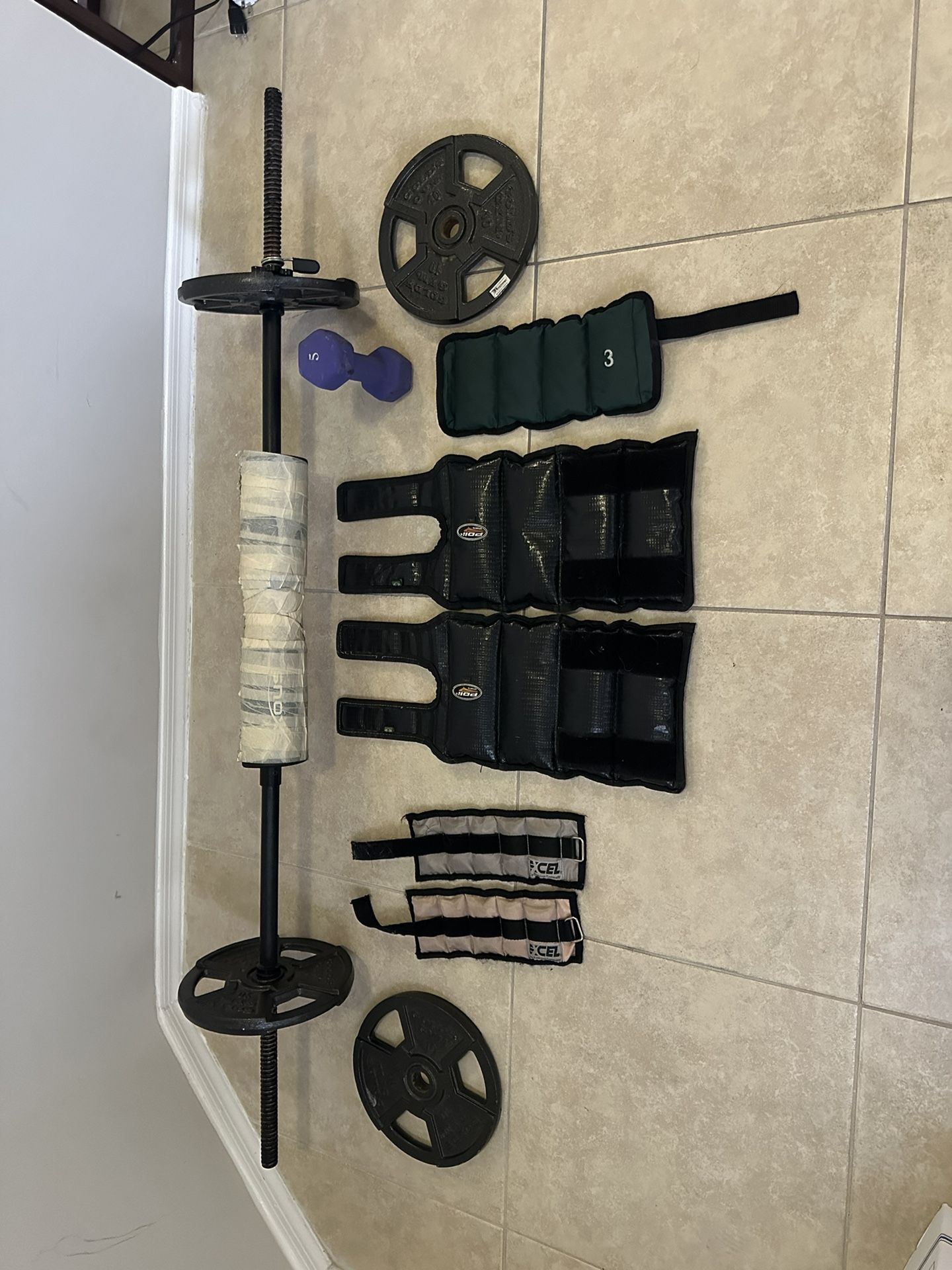 12 Pcs Discs And Ankles Weight