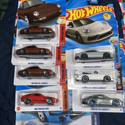 Hotwheels Porsche Lot