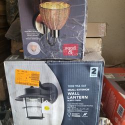 Wall Lanterns New In Box  Asking 60 For Both  19th Ave And Baseline 