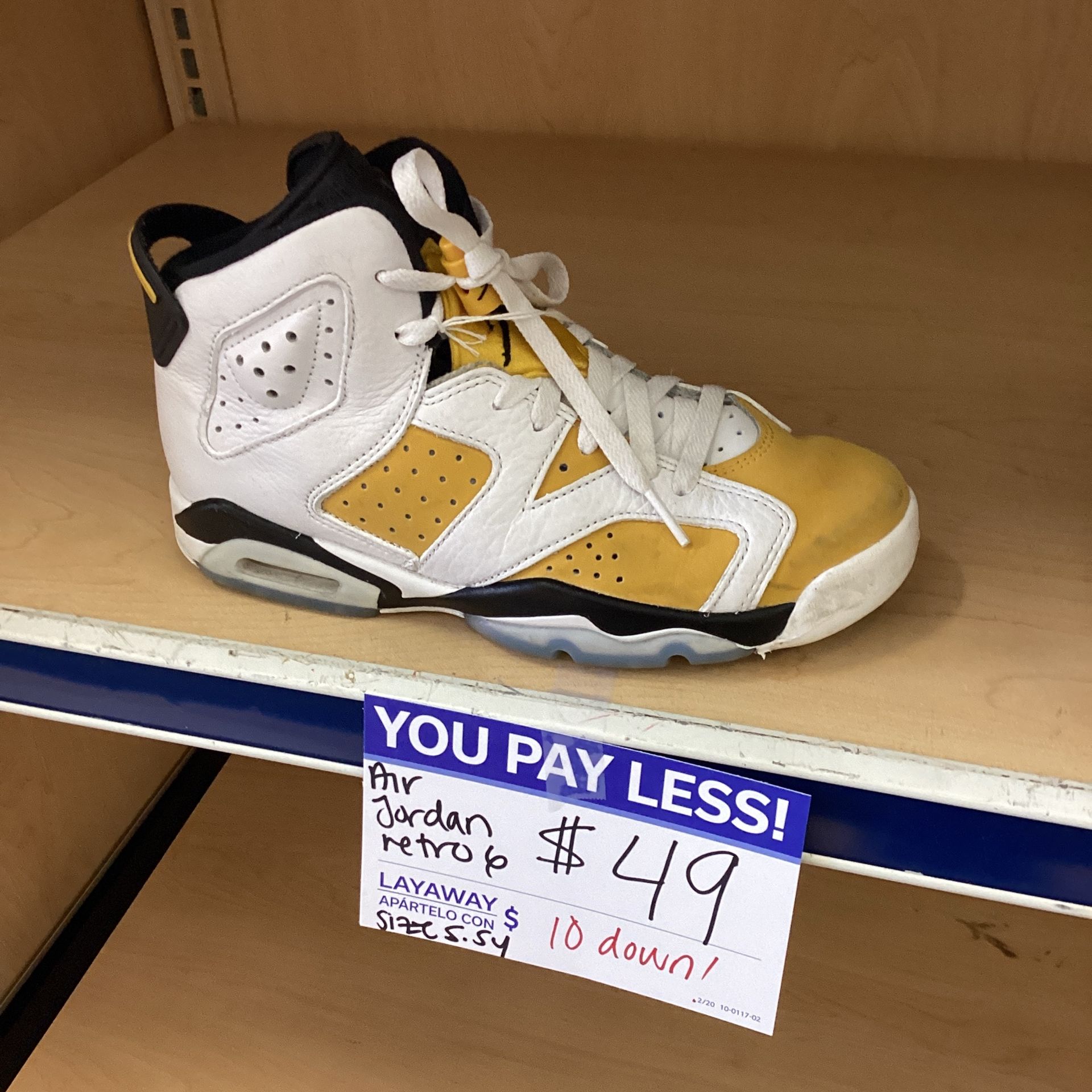 Air Jordan Retro 6 Size 5.5y