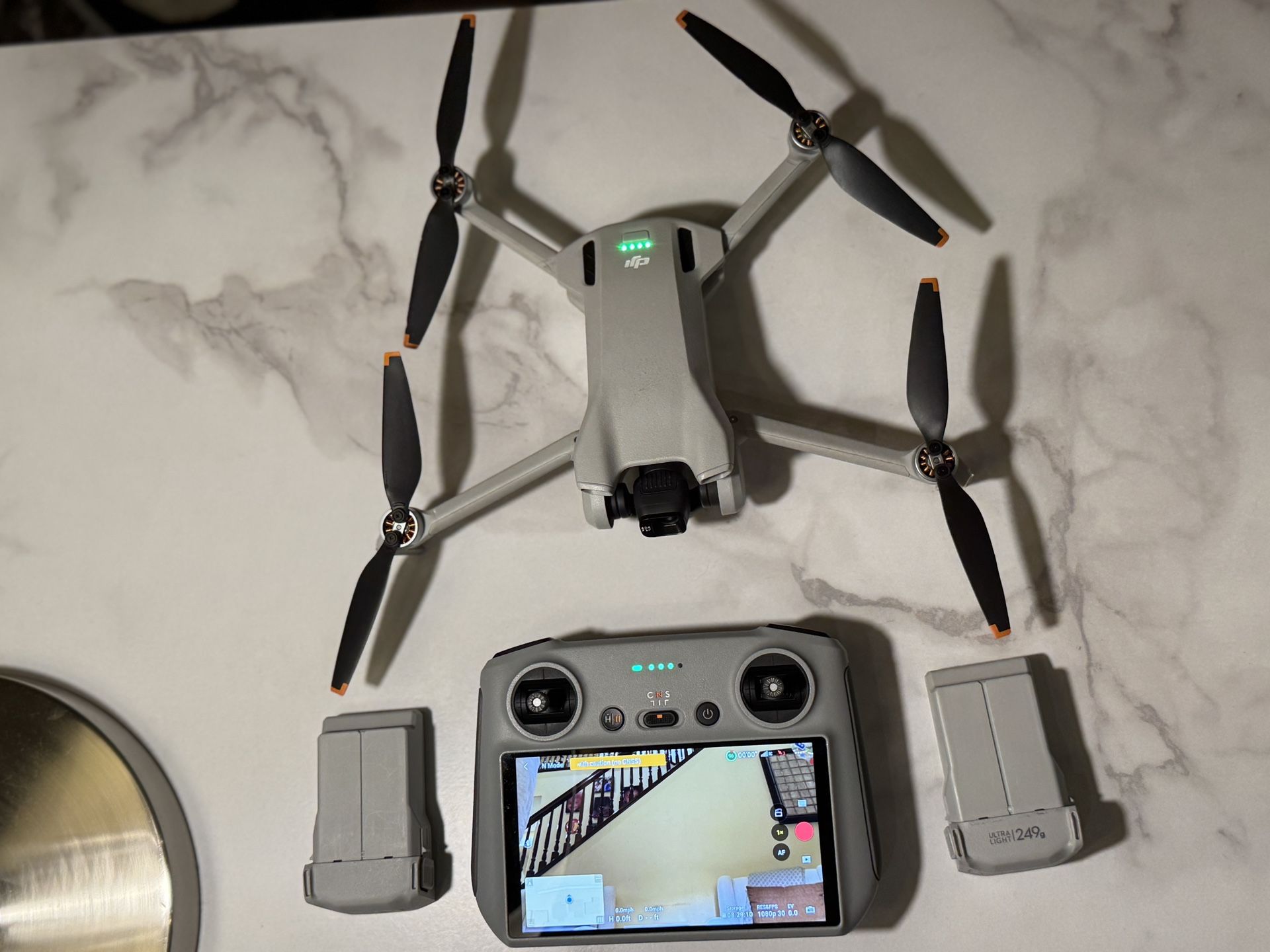 Dji Mini 3 With 2 Plus Batteries & 1 Light Battery And 3 Port Charging Hub