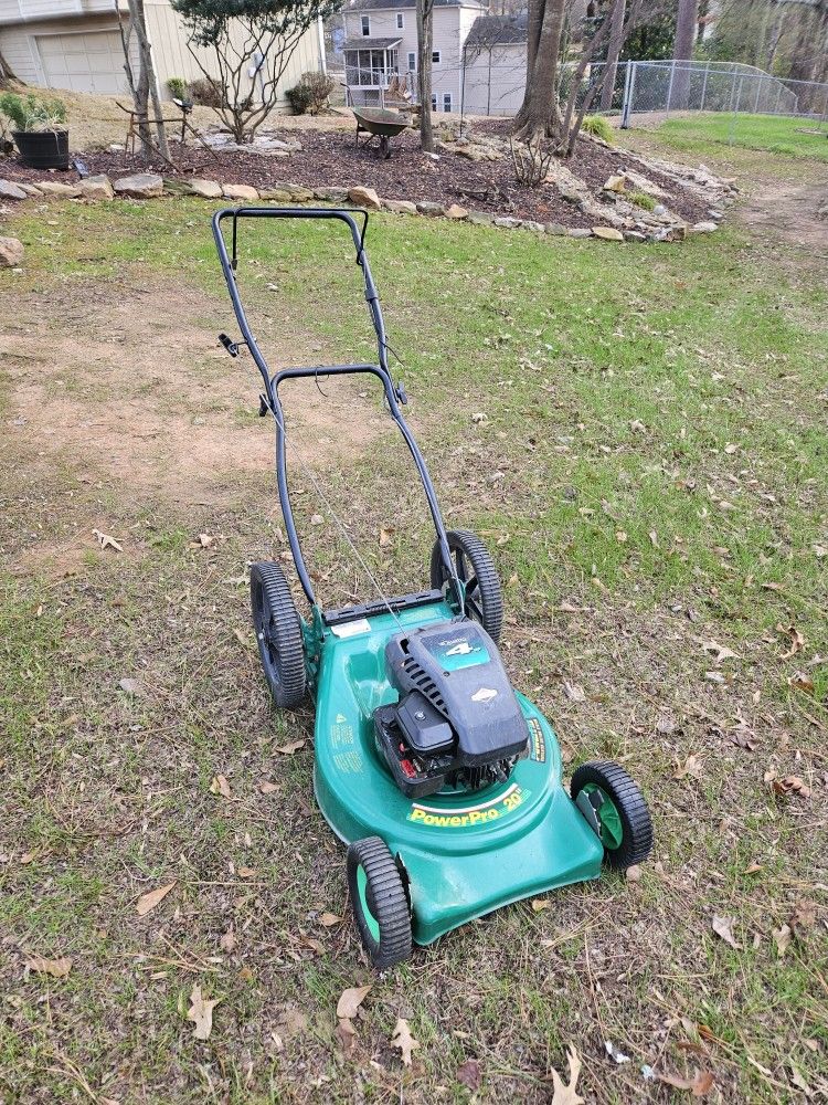 PowerPro 4hp Push Lawn Mower Just Serviced