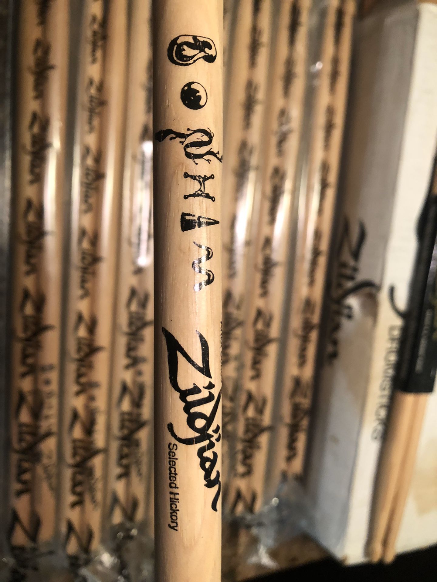 Drum Sticks Collectable Jason Bonham artist series from the mad hatter tour $25 per set