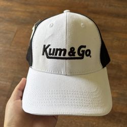 Kum & Go Black And White Trucker Hat