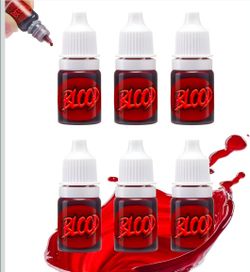 Spooktacular Creations Halloween Fake Blood 6 Mini Bottles