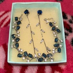 Sapphire & Diamond Jewelry Set