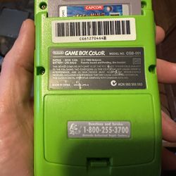 Lime Green Gameboy Color