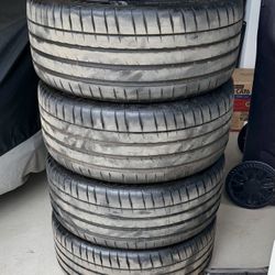 Michelin Pilot Sport 4S R/F - Only 6 Miles On Them