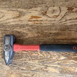 Crescent engineer’s hammer.