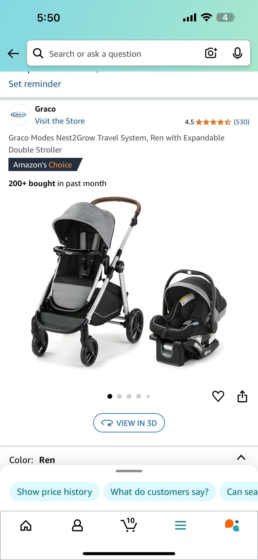 Graco Modes Nest2Grow Travel System