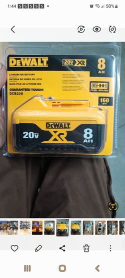 DeWalt DCB208 20V 8.0Ah Lithium-Ion Tool Battery