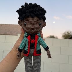 Miles Morales Crochet Doll