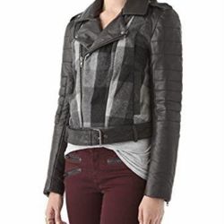 Like new Gia Leather Cote by Improvd mortcycle jacket.  Sz S 