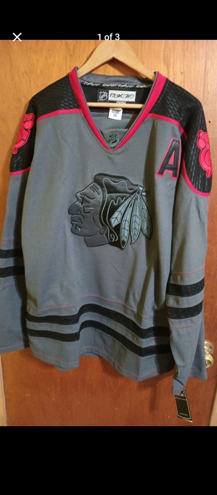 Chicago Blackhawks Jersey #2 Duncan Keith  A   Mens Size 52 