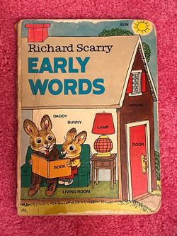 Early Words by Richard Scarry, 1976 Children’s Book
