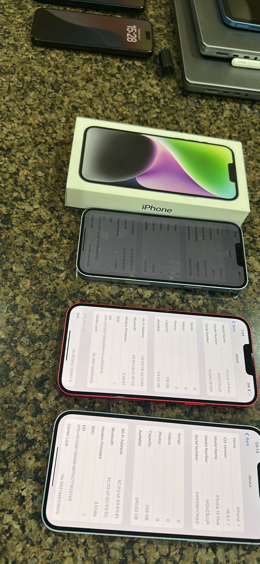 Apple iphone 14 pluses factory unlcoked