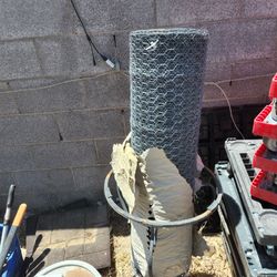 Chicken wire stucco screen new half roll
