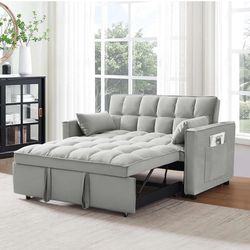 Pull Out Couch 3 in 1 Sleeper Loveseat