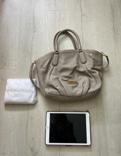 New Leather Marc by Marc Jacobs Taupe Handbag