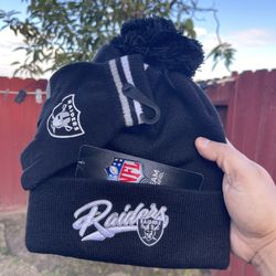 Raiders beanie With gloves