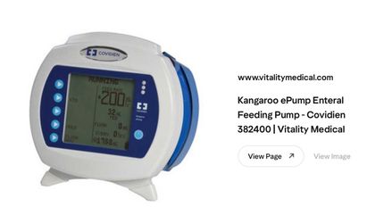 Covidien Kangaroo ePump Enteral Feeding Pump