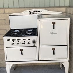 Wedge wood Insulated Stove Oven Good Antique Pc 1920