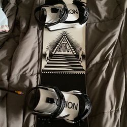 Rome Artifact Snowboard With Union Bindings