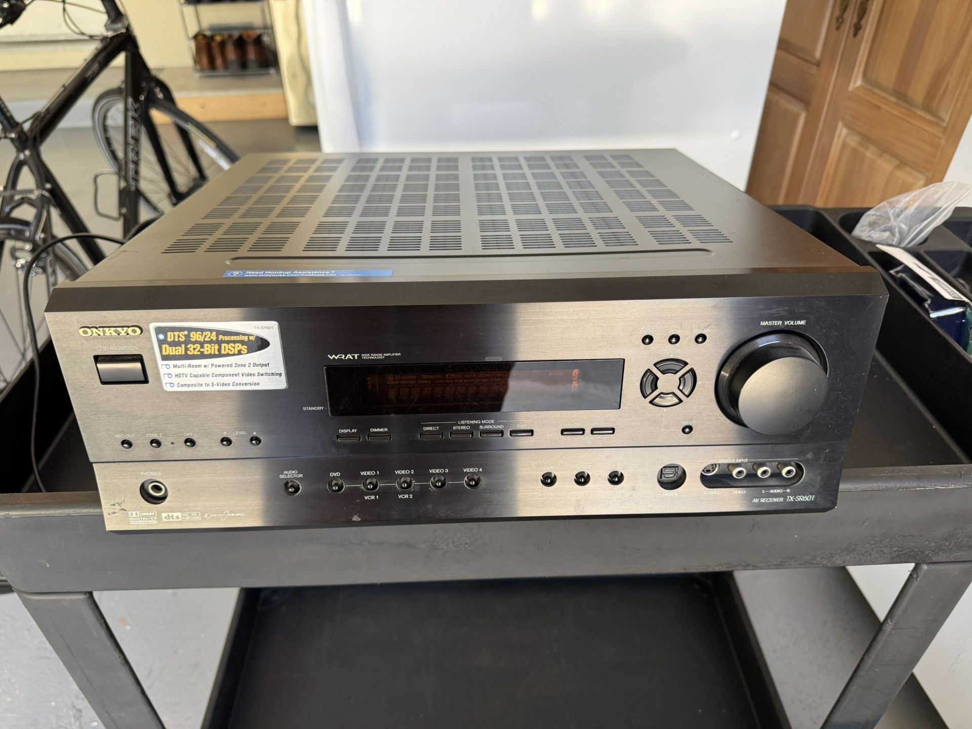 Complete Home Theater System – Onkyo Receiver + 5 Klipsch Quintet Speakers + Klipsch Subwoofer (with Manuals!)