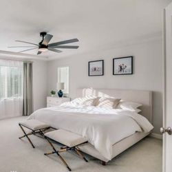 King size bed frame with Headboard 