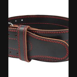 Weight Lifting Belt, Genuine Leather Soft Adjustable Length Lifting Belt, Tenacious Strong Bodybuilding Fitness Weightlifting Belt, for Powerlifting, 