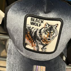 Black Wolf Fashion Hat 