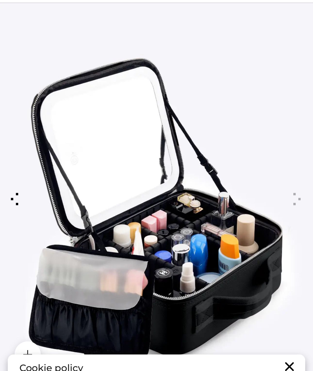 Makeup Case with LED Portable Lighted Vanity Mirror It’s full of surprises