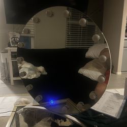 White Vanity Mirror 24” LED