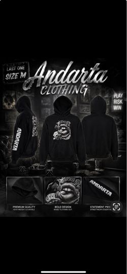 Andarta Clothing Size Small Hoodie