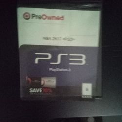 PS3 NBA 2k 17