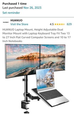 Computer Stand With Laptop Tray