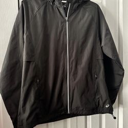 Asics Jacket with hoodie size M