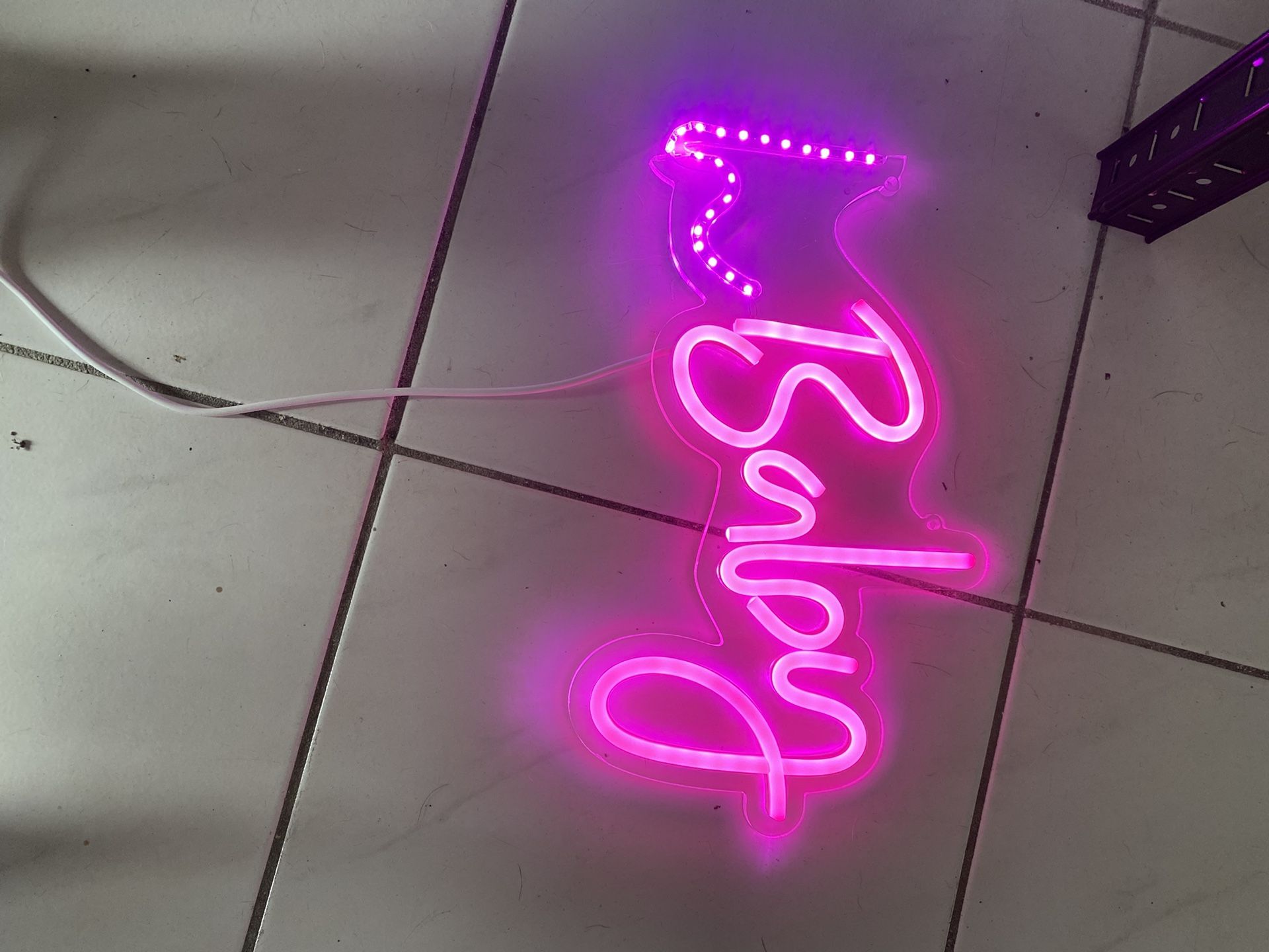 Baby Neon Light W/ Hooks