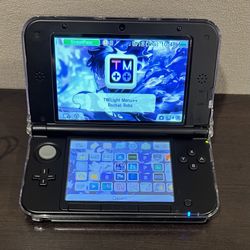 Nintendo 3DS XL Blue 128 gb Micro SD card with adapter Card HBN Twilight