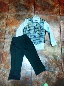 Boys 4piece vest suit 4t