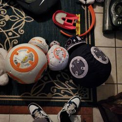 BB8 Plastic And Plush Evil and Small BB8