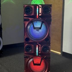   Rechargeable 2x8” Speaker 