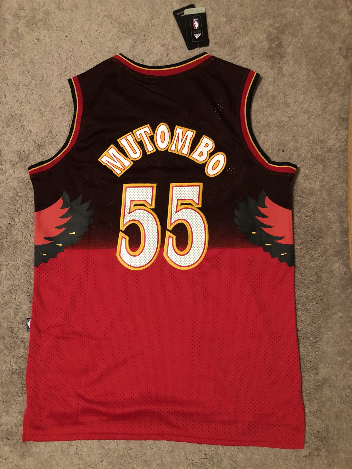 Dikembe Mutombo Atlanta Hawks 1996-1997 Authentic Jersey - Rare Basketball  Jerseys