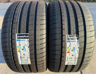 TWO NEW 295/35ZR20 Goodyear Eagle F1 Asymmetric 5 Tires Like Michelin Pilot Sport 4S 295-35-20 295 35 20