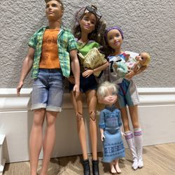 Barbies and accessories 