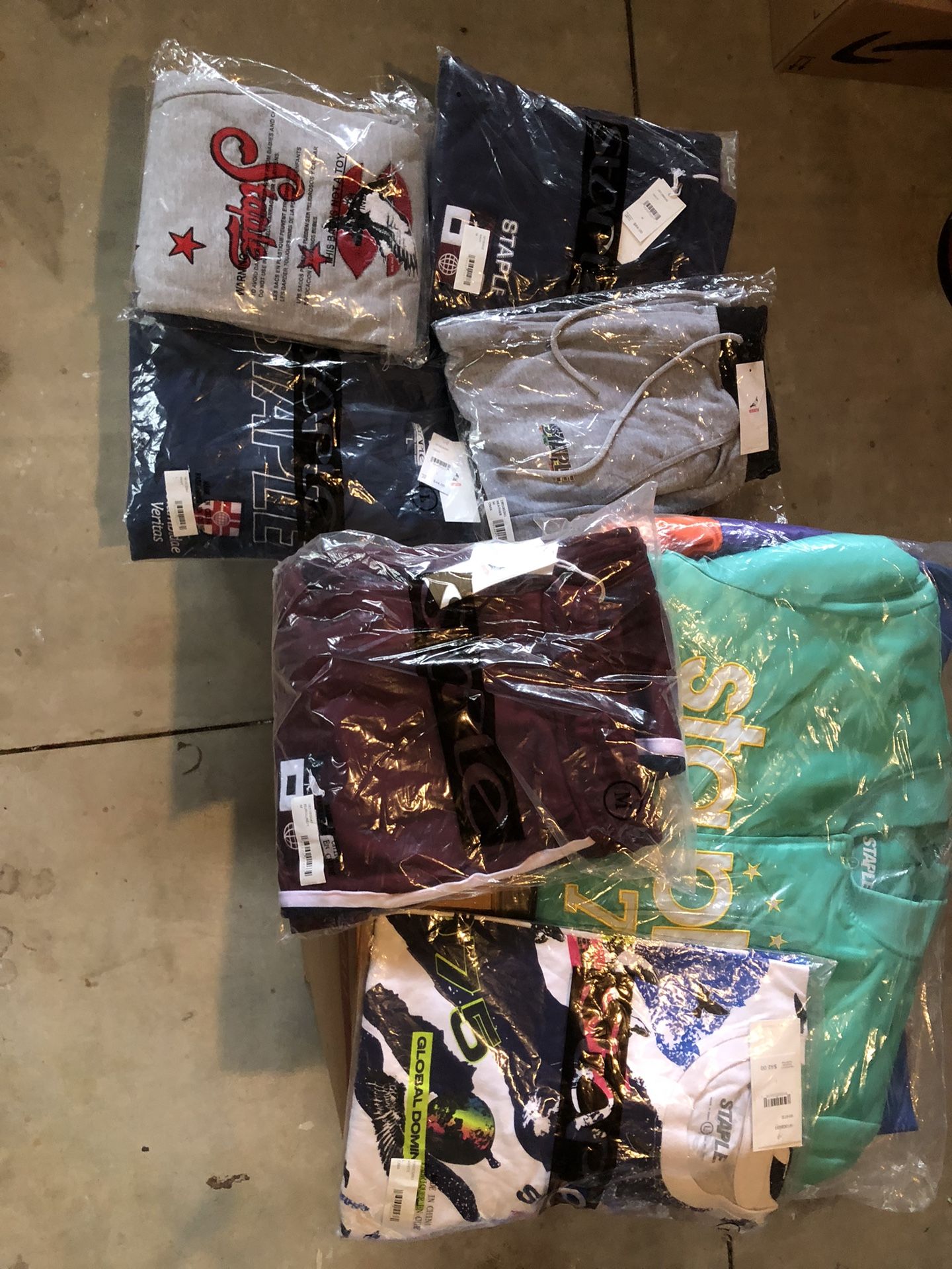 Staple Pigeon Clothing Collection - 7 Pieces All Brand New