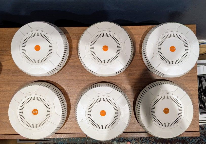 Lot of 6 Xirrus XR600 XR-630 Wi-Fi Dual Radio Access Points PoE