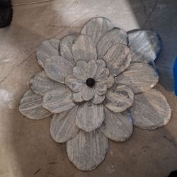 Large Metal Flower Wall Decor