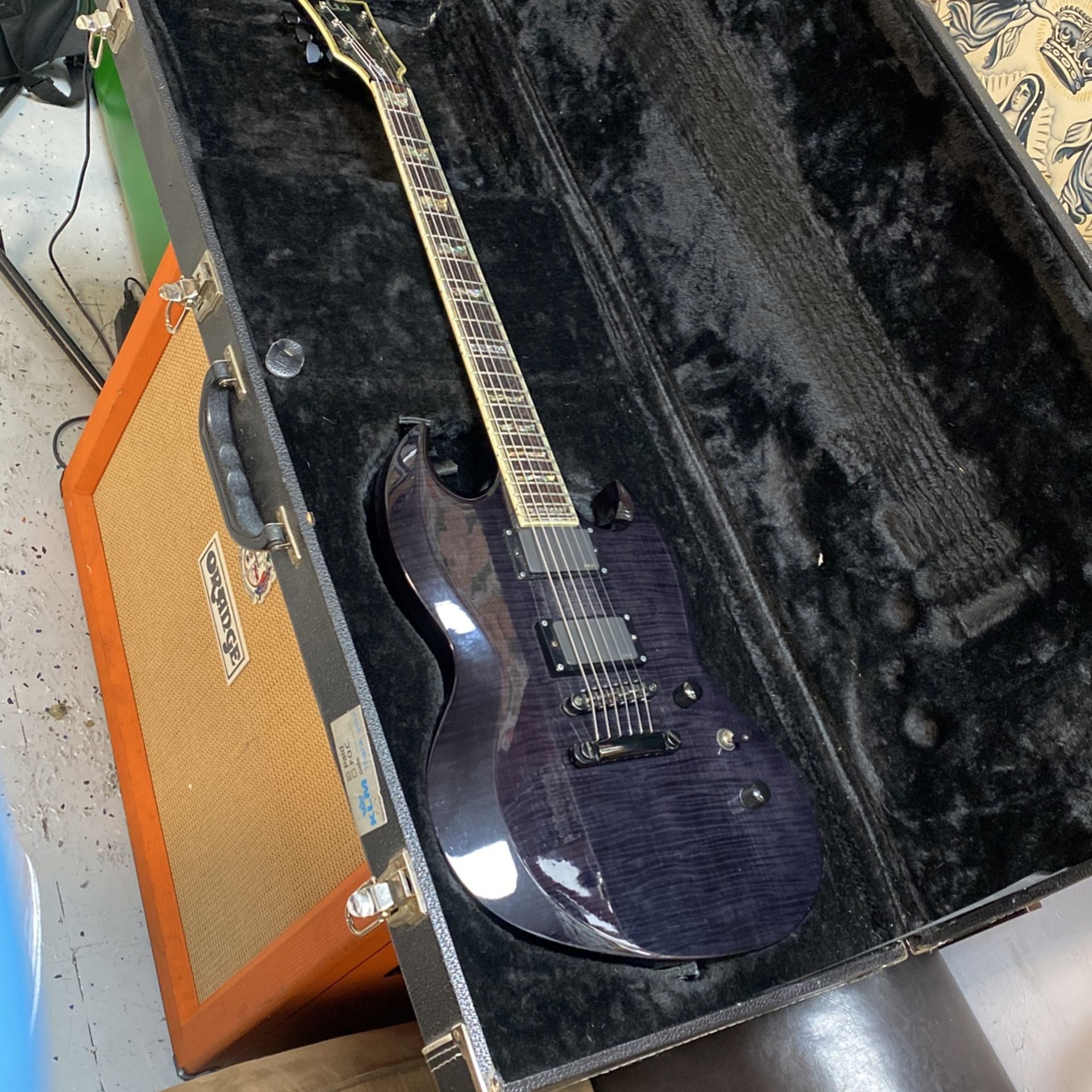 Esp Ltd Viper 1000 See Thru Black